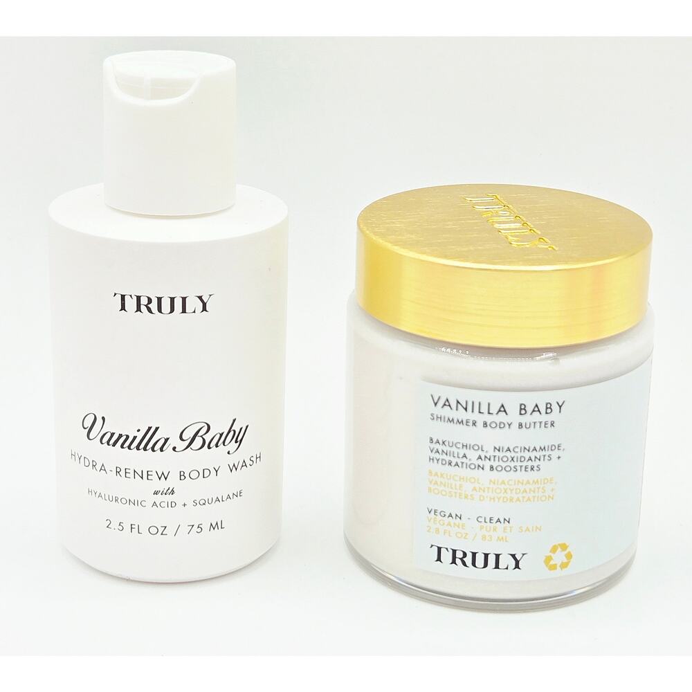 Truly Ladies Shave Bundle Travel Set - Smooth Legend Soft Serve Vanilla Baby - Picture 4 of 6